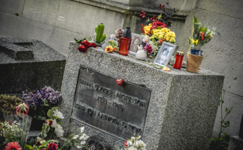 Père Lachaise, Grave Of Jim Morrison, Paris, France