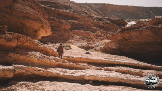 Tunisia, Jebel Sidi Bouhel, Maguer Gorge, Star Wars Canyon - Cedada - GPS (34,033627; 8,282199)