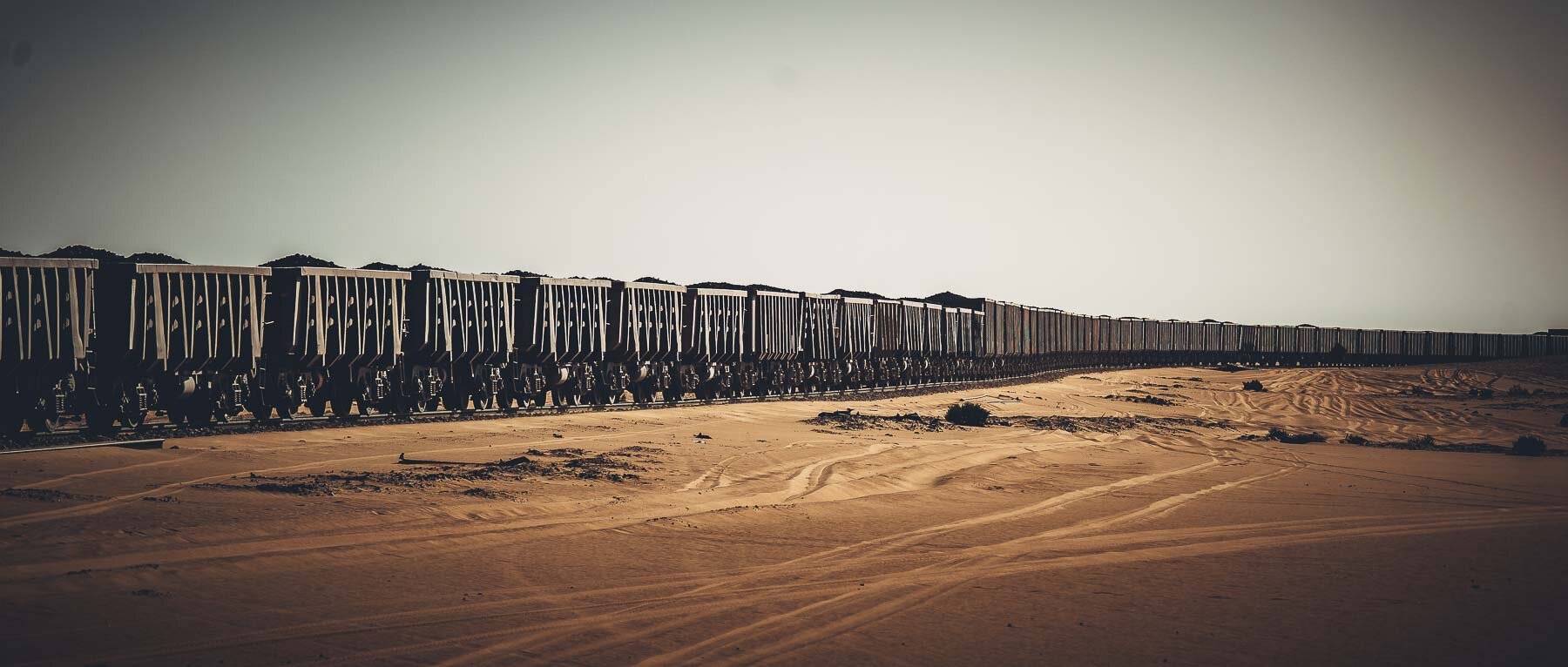 Mauritania, Iron Ore Train - Boulenouar - GPS (21,295892; -16,516185)