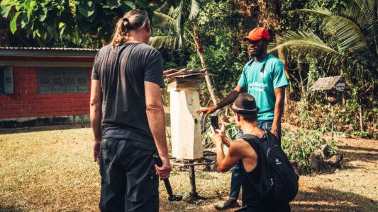 Ghana, International Stingless Bee Center - Abrafo Odumase - GPS (5,340190; -1,377320)
