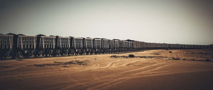 Mauritania, Iron Ore Train - Boulenouar - GPS (21,295892; -16,516185)